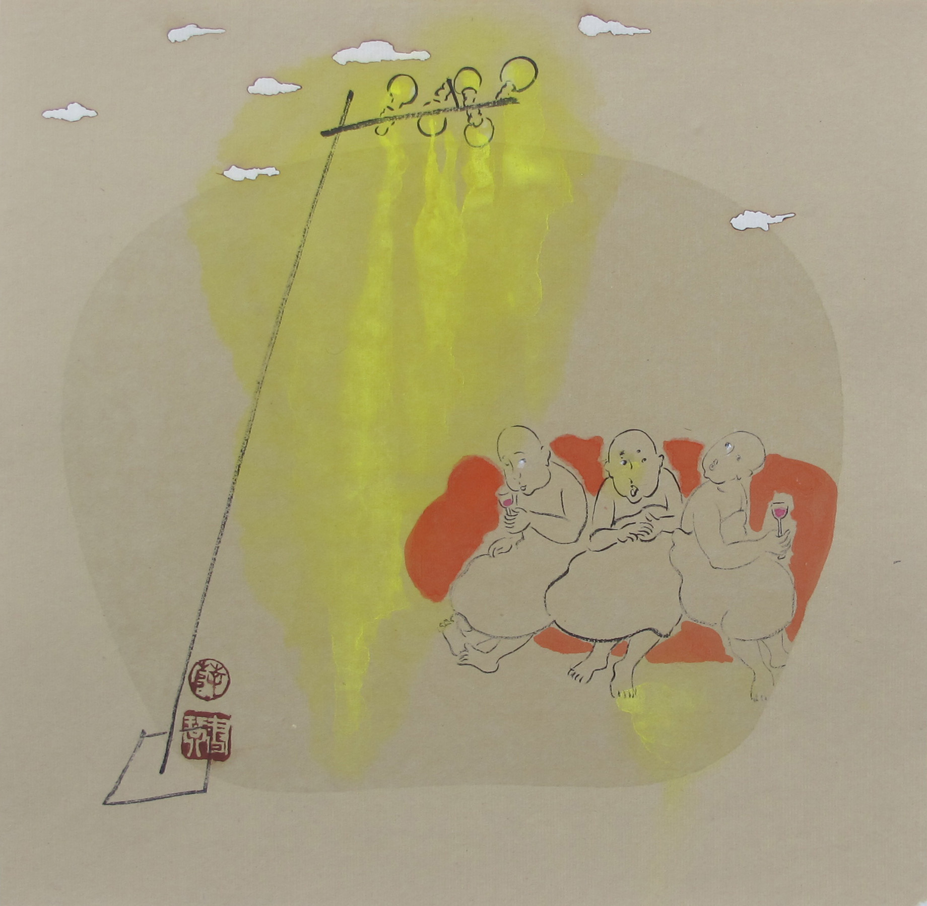 暖光· 二 32x32cm-薛书琴绘画